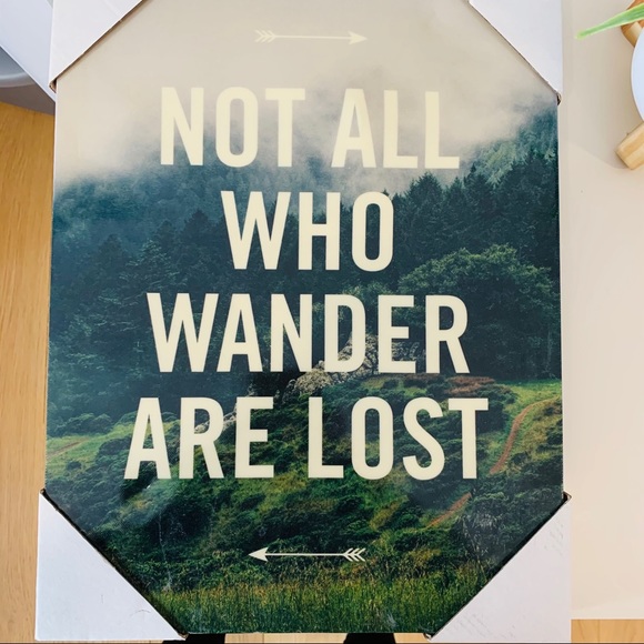 Not All Who Wander Are Lost Wall Art - Picture 2 of 5